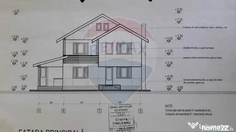Casă cu 5 camere cu Teren 619 Mp în Domnești