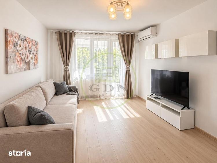 Apartament cu 2 camere semidecomandat, mobilat în Colentina