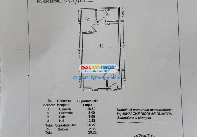 Garsonieră semidecomandată, mobilată în Drumul Taberei