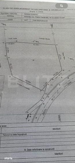 Teren de 5000 mp, în Tiha Bârgăului