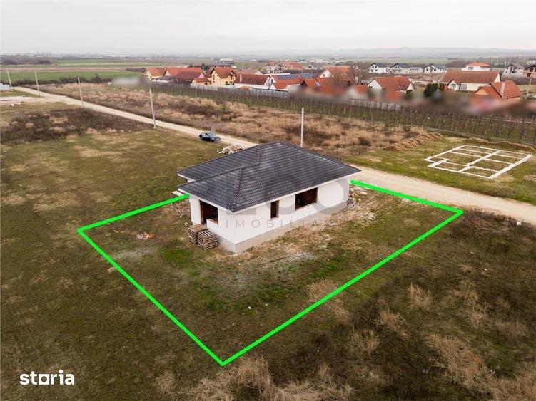 Casă cu 3 camere cu Teren 568 Mp în Oșorhei