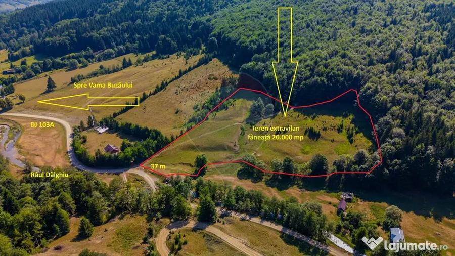 Teren de 20000 mp, în Dălghiu