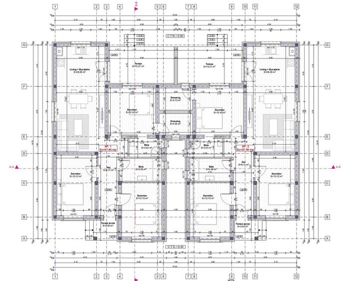 Duplex cu 4 camere cu Canalizare în Giroc