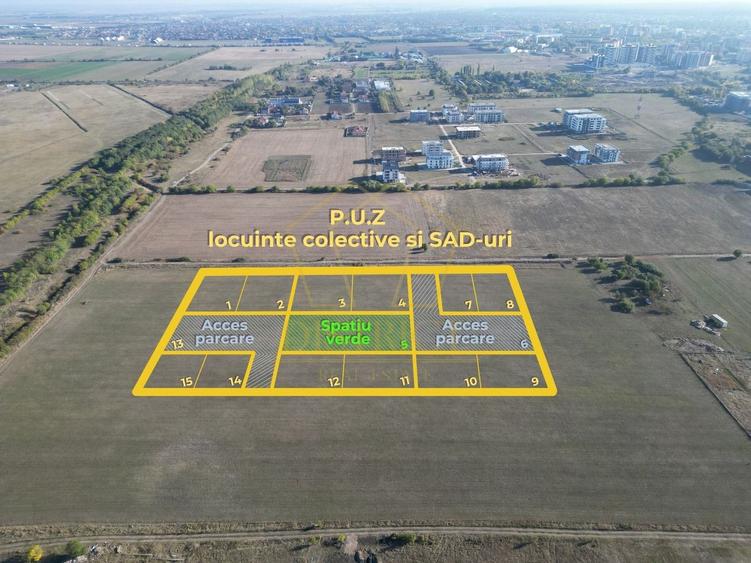Teren Construcții intravilan de 16300 mp, în Mehala