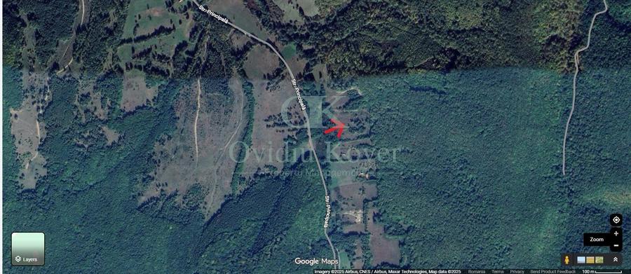 Teren agricol extravilan de 5500 mp, în Lisnău-Vale