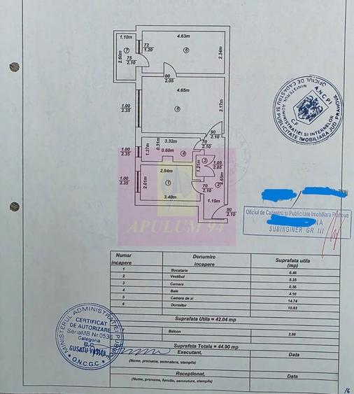 Apartament cu 2 camere, et 1 in Campina - 1