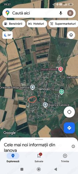 Teren de 1745 mp, în Ianova