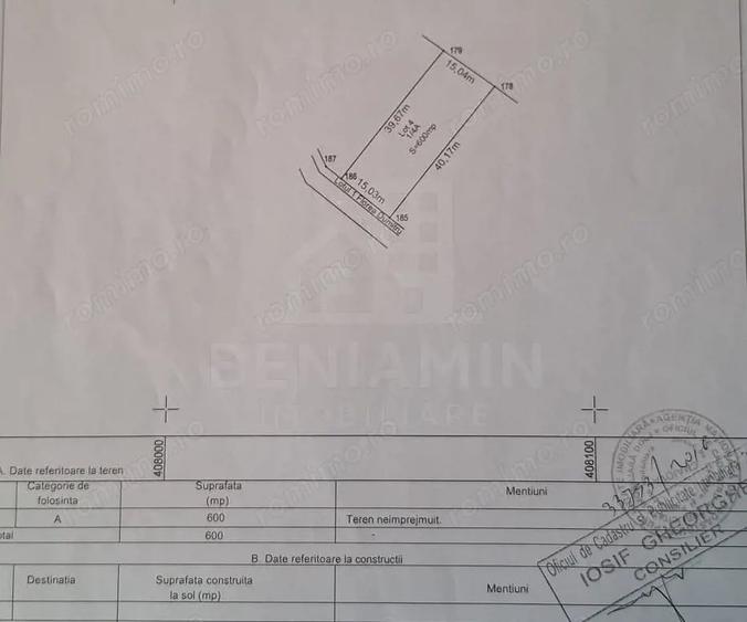 Teren de 600 mp, în Malu Mare