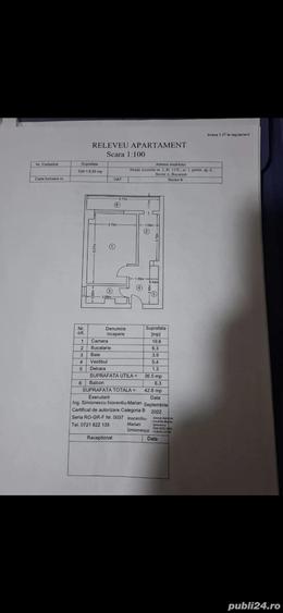 Garsonieră decomandată în Lujerului
