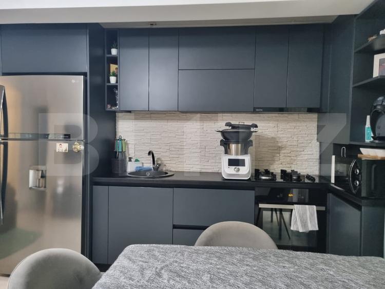 Apartament cu 2 camere semidecomandat, mobilat în Baciu