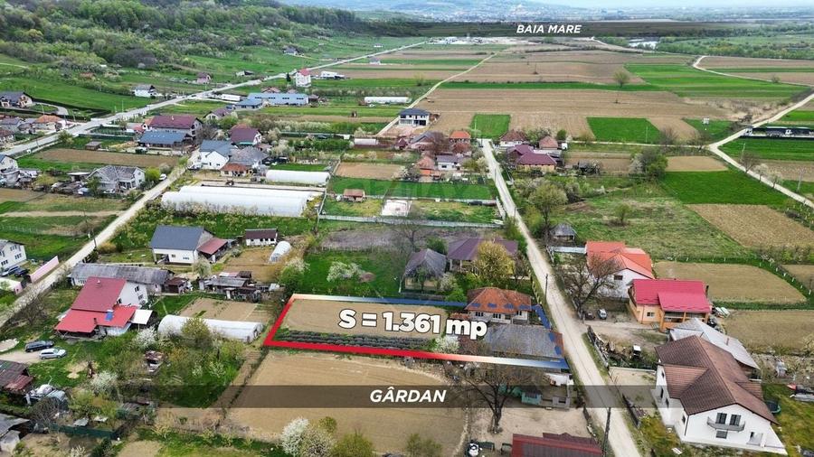 Casă cu 3 camere cu Teren 1361 Mp în Gârdani