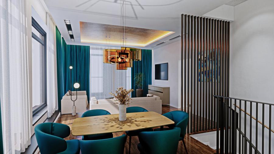 Penthouse cu 3 camere decomandat în Industriilor