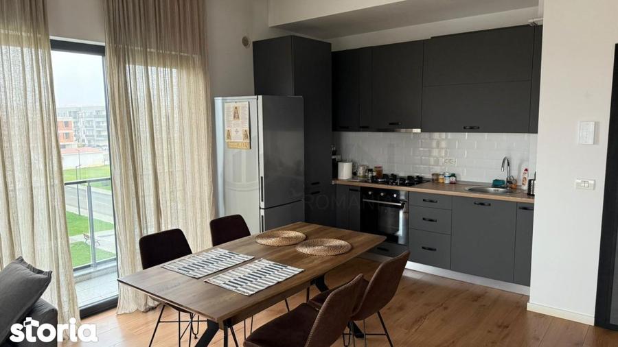 Apartament cu 2 camere, mobilat în Tunari