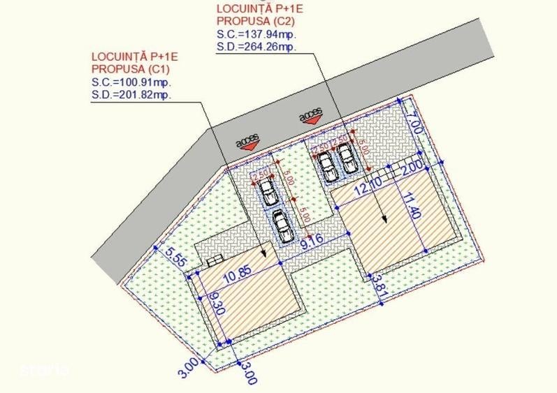 Casă cu 4 camere în Albota