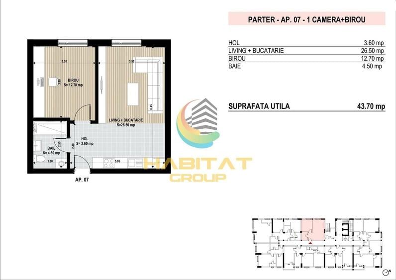 Apartament 2 Camere Sector 4 Grand Arena 43.7Mp - 2