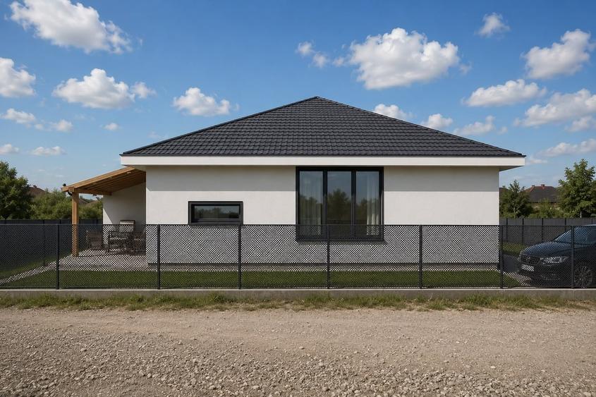 Duplex cu 3 camere cu Canalizare în Moșnița Nouă