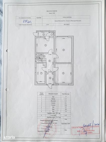 Casă cu 5 camere cu Teren 216 Mp în Giurgiului