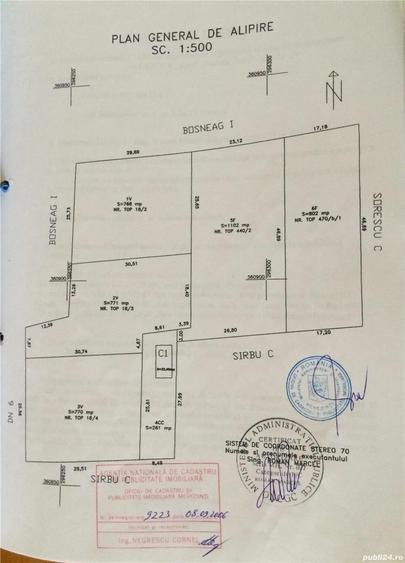 Teren de 4476 mp, în Central