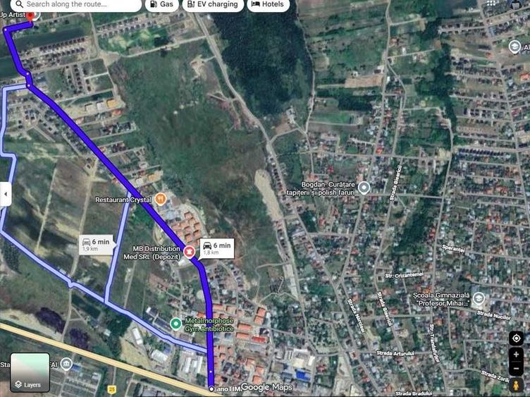 Teren de 630 mp, în Valea Lupului