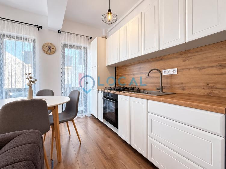 Apartament cu 2 camere semidecomandat, mobilat în Baciu