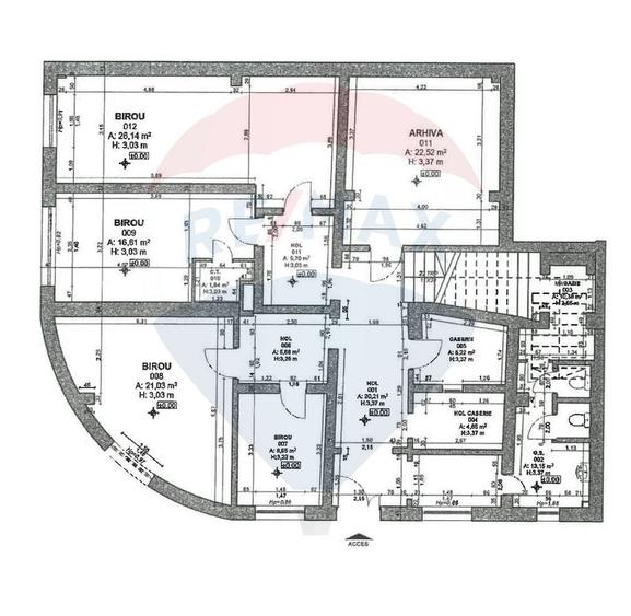 Spațiu comercial, de 358 mp, în Central