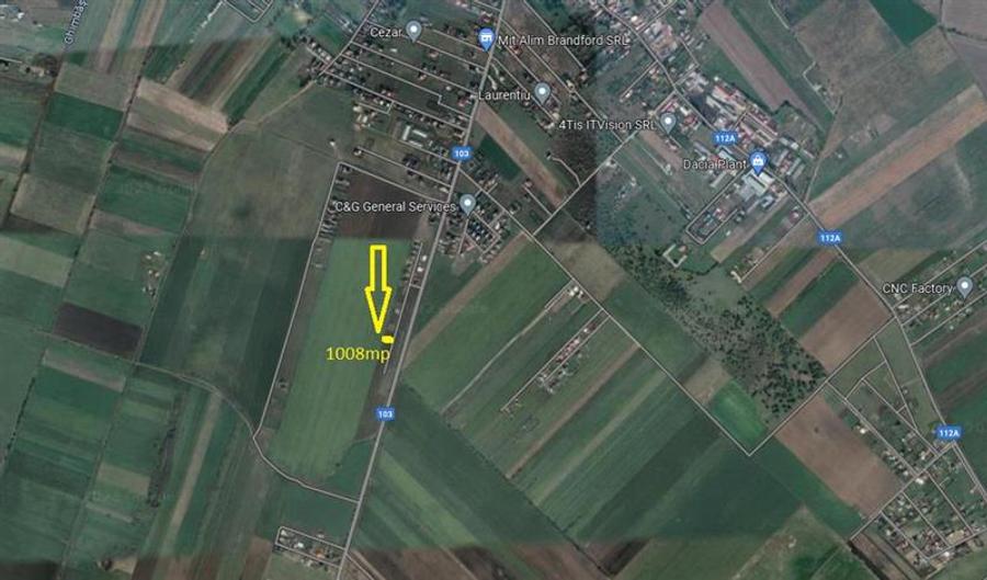 Teren agricol intravilan de 504 mp, în Bod