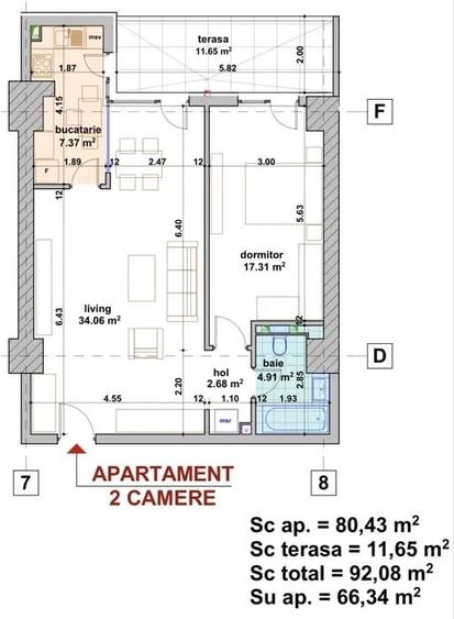 Smart Lujerului 2 Camere loc de parcare cu terasa 12 MP si prox. metrou - 6