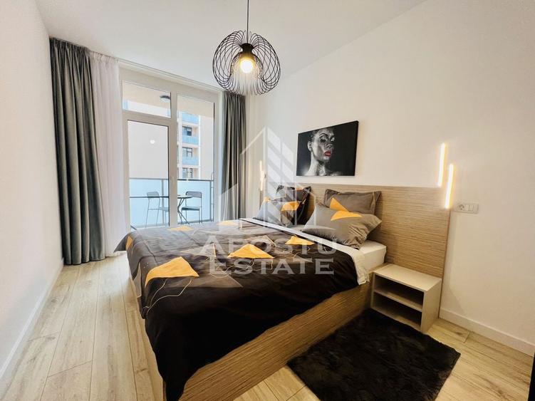 Apartament cu 2 camere semidecomandat, mobilat în Torontalului