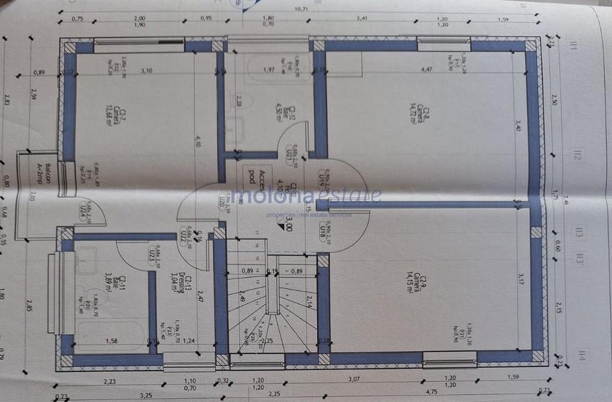 Casă individuală cu 4 camere cu Canalizare în Exterior Est
