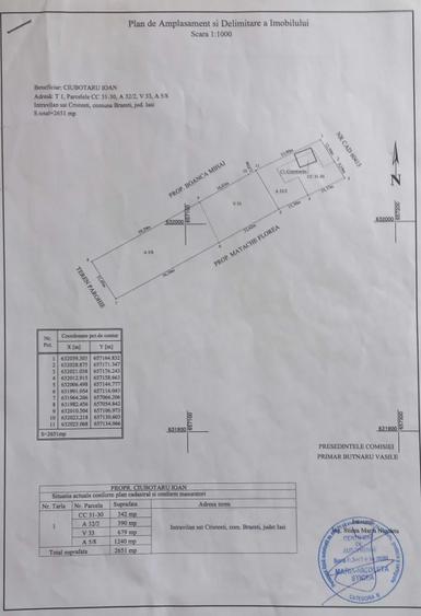 Teren de 2651 mp, în Exterior Vest
