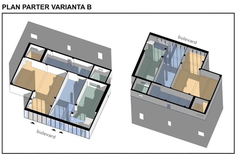 Spațiu comercial, de 860 mp, în Sud-Vest