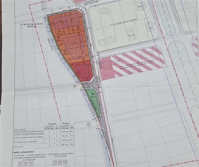 Teren Construcții extravilan de 6330 mp, în Ghiroda