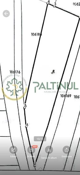 Teren agricol extravilan de 2000 mp, în Poplaca