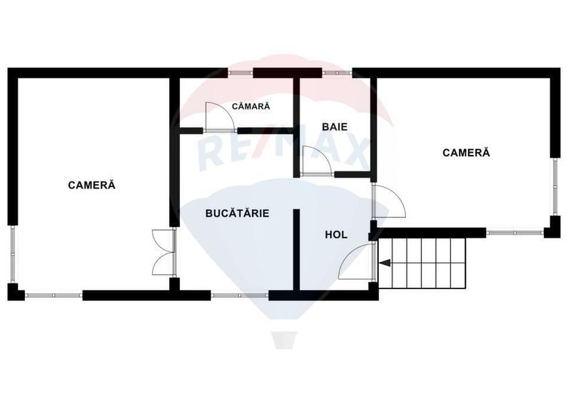 Casă cu 2 camere cu Teren 459 Mp în Dâmbul Rotund