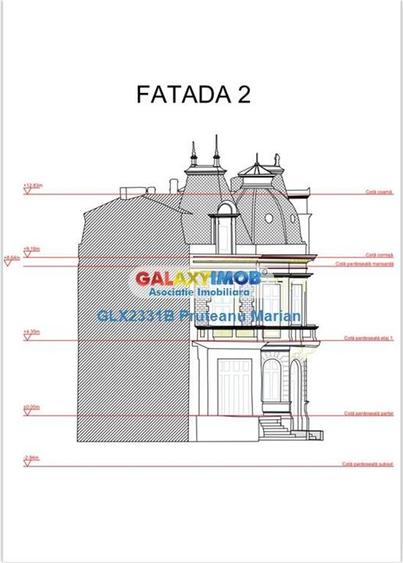 Casă individuală cu 12 camere cu Teren 450 Mp în P-ța Romană