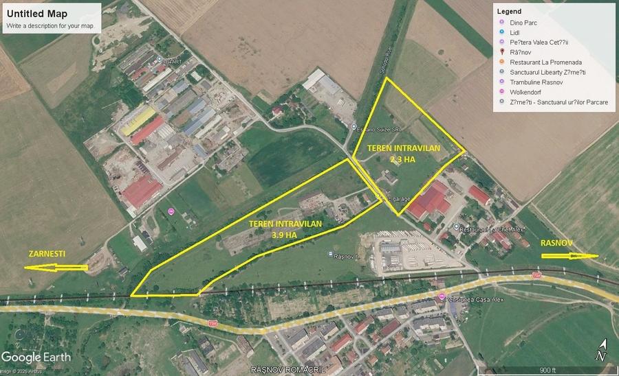 Teren Construcții intravilan de 62000 mp, în Sud