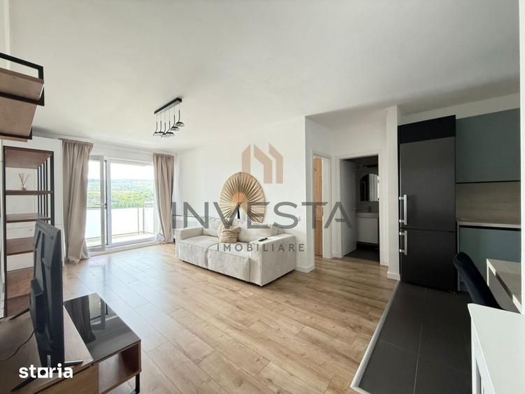 Apartament cu 2 camere semidecomandat, mobilat în Bună Ziua