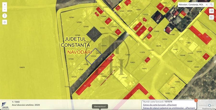 Teren Construcții intravilan de 400 mp, în Nord