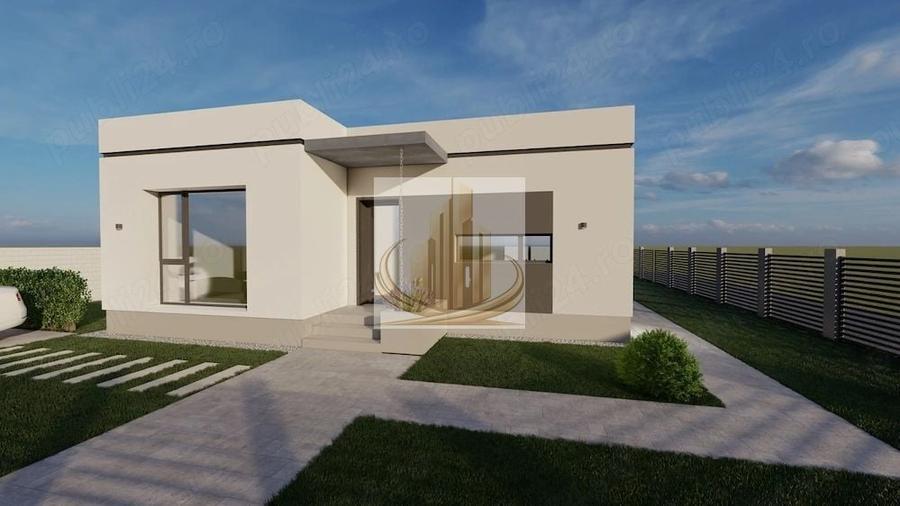 Casă individuală cu 3 camere cu Canalizare în Sânmihaiu Român