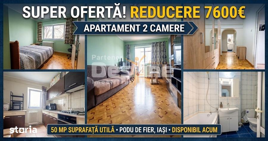 Apartament cu 2 camere decomandat, mobilat în Târgu Cucu