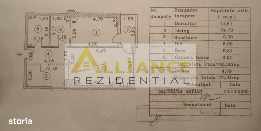 Apartament cu 2 camere decomandat în Ghencea