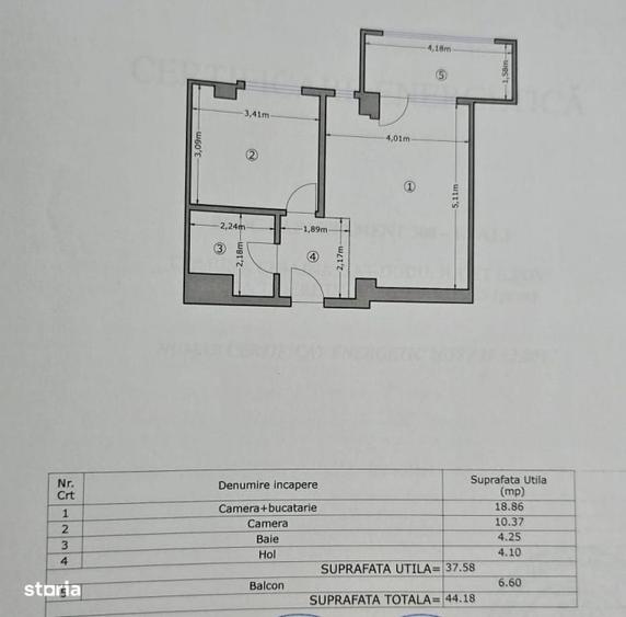 Apartament 2 camere de inchiriat Chiajna | 450 EUR - 4
