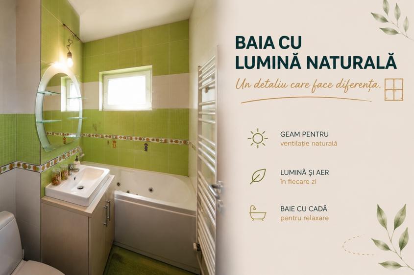 Apartament cu 3 camere semidecomandat, mobilat în Tomis Nord