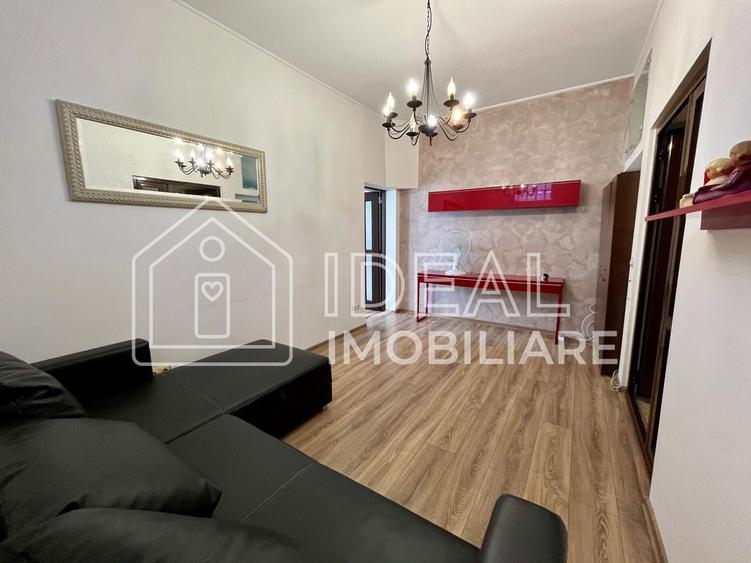 Apartament cu 2 camere semidecomandat, mobilat în Ultracentral