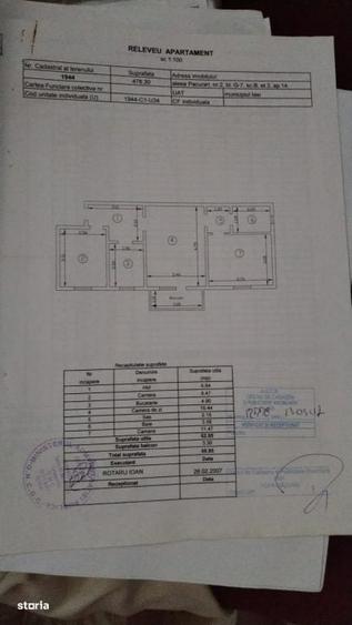 Apartament cu 3 camere semidecomandat în Ciupercenii Noi