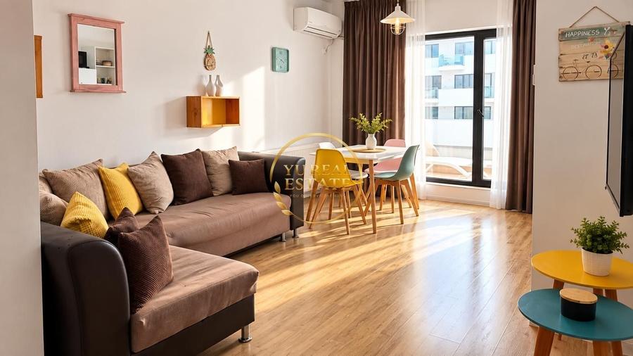 Apartament cu 2 camere semidecomandat în Central