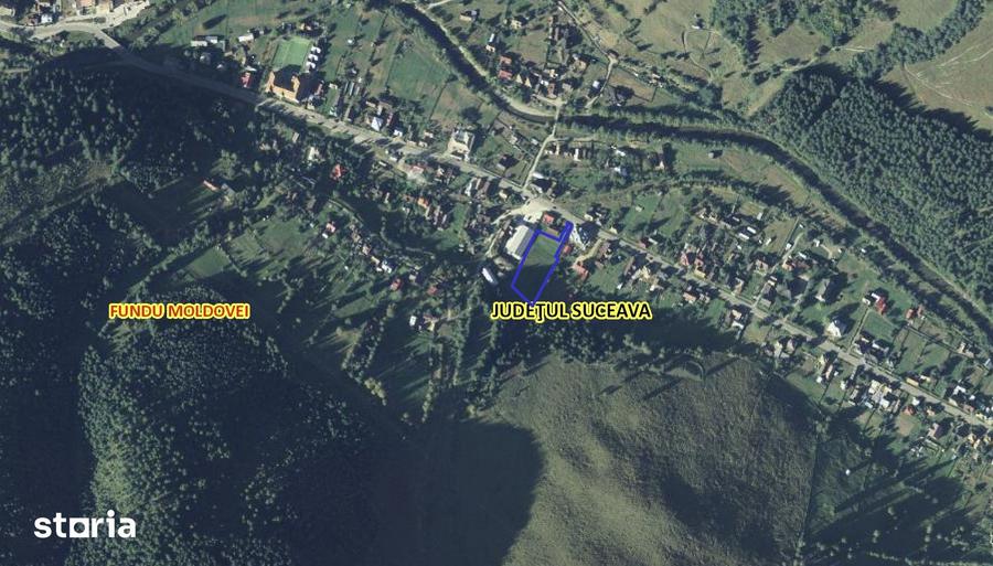 Teren de 2869 mp, în Fundu Moldovei