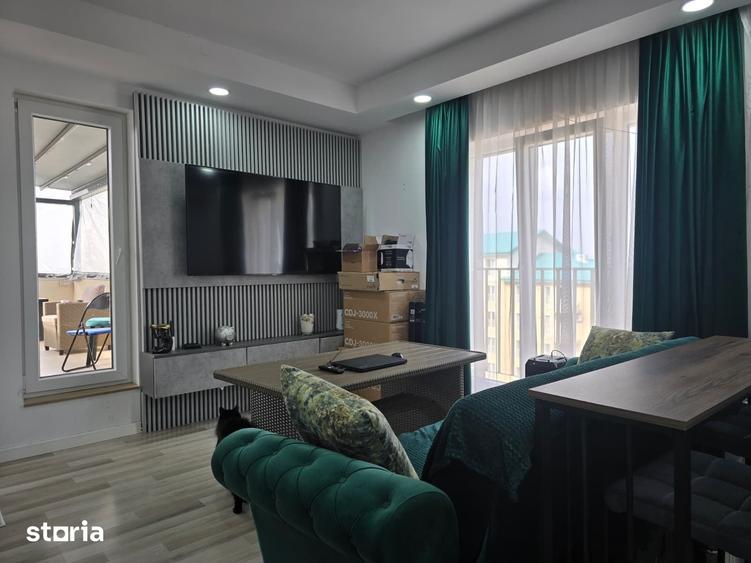 Apartament cu 2 camere semidecomandat în Ștefăneștii de Jos