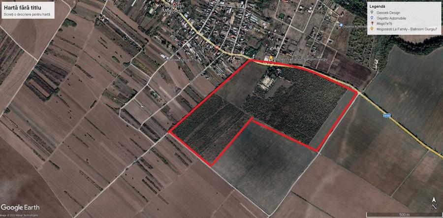 Teren Construcții intravilan de 37 mp, în Mogoșești