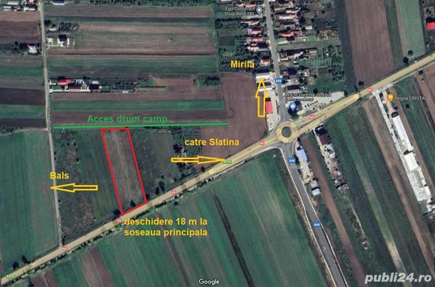 Teren de 2555 mp, în Central